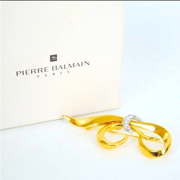 Vintage Pierre Balmain Paris Brooch Pin - Picture 4 of 12